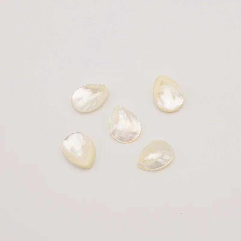 5Pcs Shell Shape Beads DIY Pearl Style Making Necklace Bracelet Jewelry