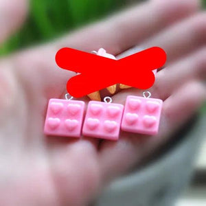 Icecream Charms Resin Donut Pendant DIY 20pcs