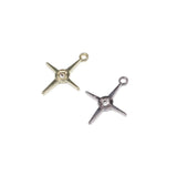 10pcs Star Stone Coin Charms Pendant DIY Necklace