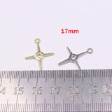 10pcs Star Stone Coin Charms Pendant DIY Necklace