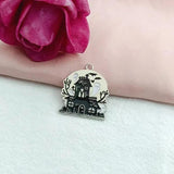 10pcs Halloween Spider Ghost Enamel Charms DIY Jewelry Making Pendants
