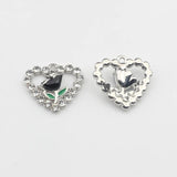 Heart Enamel Rose Hollow Charms 6pcs/lot DIY Jewelry Making