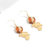 10Pcs Brass Leaves Hammered Charms Leaf Pendant for DIY Wicca Jewelry