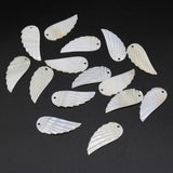 Natural Freshwater Shell Tree Leaf Pendant Beads Jewelry Making DIY Necklace