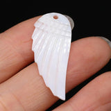 Natural Freshwater Shell Tree Leaf Pendant Beads Jewelry Making DIY Necklace