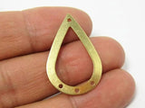 20pcs Brass Drop Charm Holder 30.5x20mm Earrings Findings R656