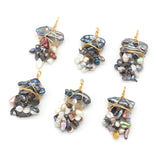 Irregular Shape Pearl Pendant DIY Jewelry Making Charms 25x45mm