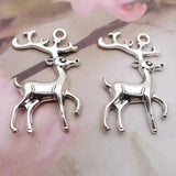 10pcs Deer Animal Charms For Kids 24*37mm