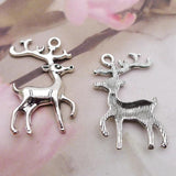 10pcs Deer Animal Charms For Kids 24*37mm