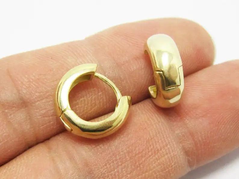 6pcs Brass Leverback Earrings Clasps 14x12.5mm Round R1009