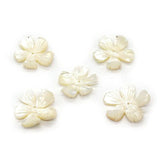Shell Carving Flower Pendant 30mm for DIY Jewelry Making