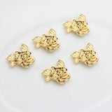 10pcs Zinc Alloy Rose Flowers Charms 20mm DIY Bangles Nickel