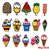 10PCS Cartoon PVC Ice Cream DIY Jewelry Pendants Refrigerator Magnet