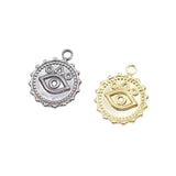 5pcs Stainless Steel High Eye Charms Pendant for DIY Jewelry