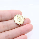 5pcs Stainless Steel High Eye Charms Pendant for DIY Jewelry