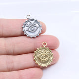 5pcs Stainless Steel High Eye Charms Pendant for DIY Jewelry