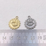 5pcs Stainless Steel High Eye Charms Pendant for DIY Jewelry