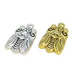 10PCS 15x25mm Cicada Charms Pendant DIY Jewelry Accessories