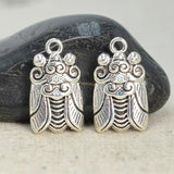10PCS 15x25mm Cicada Charms Pendant DIY Jewelry Accessories