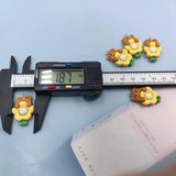 10pcs Mini Bear Resin Charms for DIY Jewelry Making