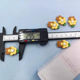 10pcs Mini Bear Resin Charms for DIY Jewelry Making