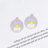10pcs Rainbow Dog Cat Enamel Charms for Pet Jewelry Making
