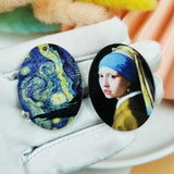 10pcs Girl Starry Sky Acrylic Charms Earring Pendant DIY Jewelry Making