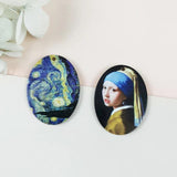 10pcs Girl Starry Sky Acrylic Charms Earring Pendant DIY Jewelry Making