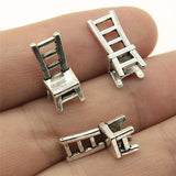 20pcs 3D Alloy Chair Shape Charms 7x17mm AAC132