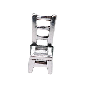 20pcs 3D Alloy Chair Shape Charms 7x17mm AAC132