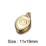 5PCS Stainless Steel Evil Eyes Charms for Jewelry Making