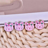 10pcs 16*18mm Love Cat Metal Charms DIY Jewelry Making