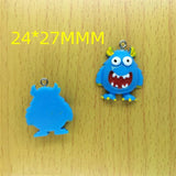 10pcs Resin 3D Animal Charm Cartoon Pendant DIY Jewelry Accessories
