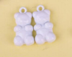 3D Candy Bear Charms Metal Pandent Keychain DIY Jewelry Making