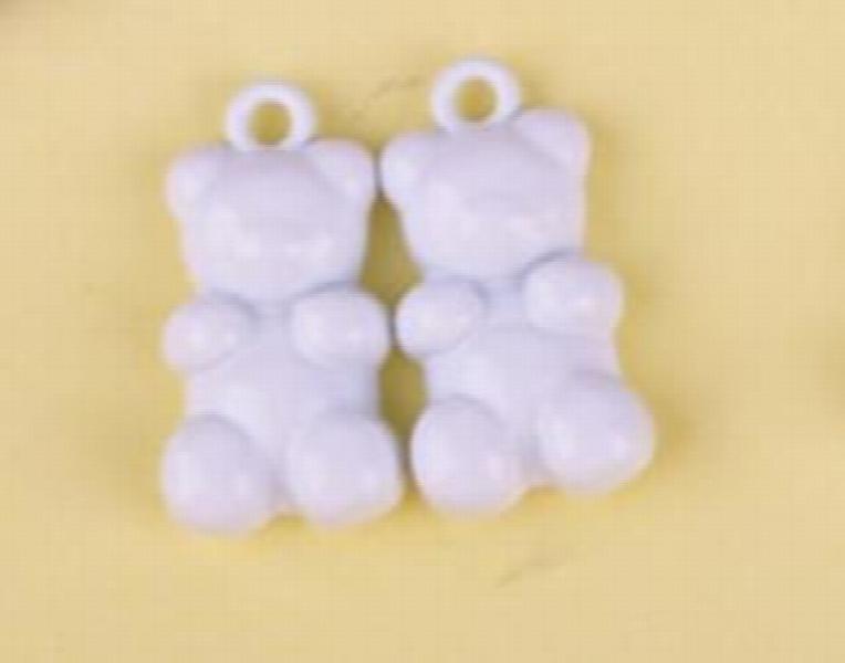 3D Candy Bear Charms Metal Pandent Keychain DIY Jewelry Making