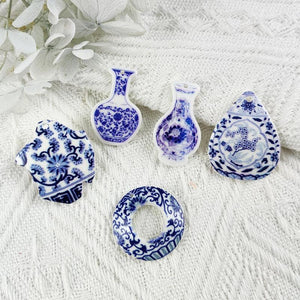 10pcs Bottle Fragments Acrylic Charms For DIY Jewelry Making