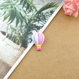 Resin Magic Castle Train Charms for DIY Jewelry Making