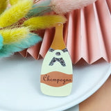 10pcs Champagne Bottle Charms for Jewelry Making