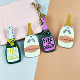 10pcs Champagne Bottle Charms for Jewelry Making