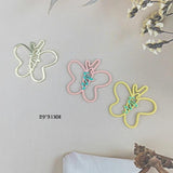 10pcs Butterfly Enamel Metal Charms Hollow-Out Pendant DIY Jewelry Accessories