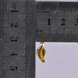 20pcs 14mm tiny leaf Hot Bead DIY European Beads Charm Bracelets findings