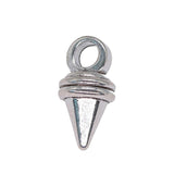 10pcs 18x9x9mm Awl Bodkin Charms Antique Silver Pendant Jewelry Findings
