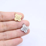 5pcs 15mm Star Coin Charms Pendant DIY Necklace Earrings Bracelets