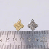 5pcs 15mm Star Coin Charms Pendant DIY Necklace Earrings Bracelets