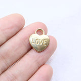 5pcs 15mm Stainless Steel Star Charms Pendant for DIY Jewelry