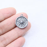 5pcs 15mm Stainless Steel Star Charms Pendant for DIY Jewelry