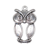 10pcs Owl Charms Antique Silver Pendant Charms For Jewelry Making