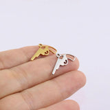 10pcs Stainless Steel Pretty Gun Charms Pendant DIY Necklace Earrings Bracelets