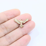 5pcs Stainless Steel Eagle Charms Pendant DIY Necklace Earrings Bracelets