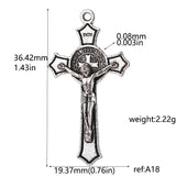 Catholic Cross Charms DIY Pendants 12PCS